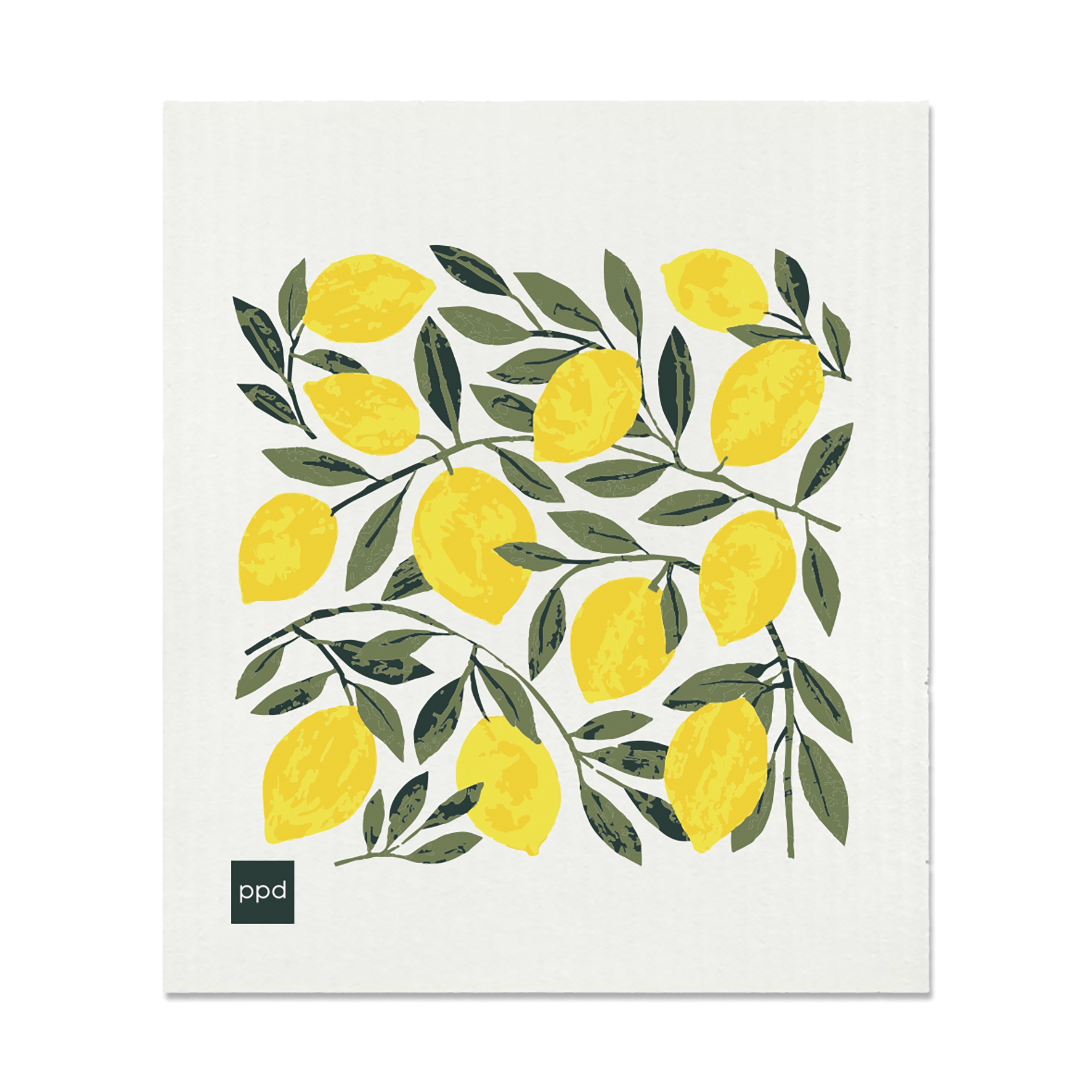 Paño de esponja - Traceys Citronella, Paño de cocina,  Trapos,  Limones,  frutas tropicales