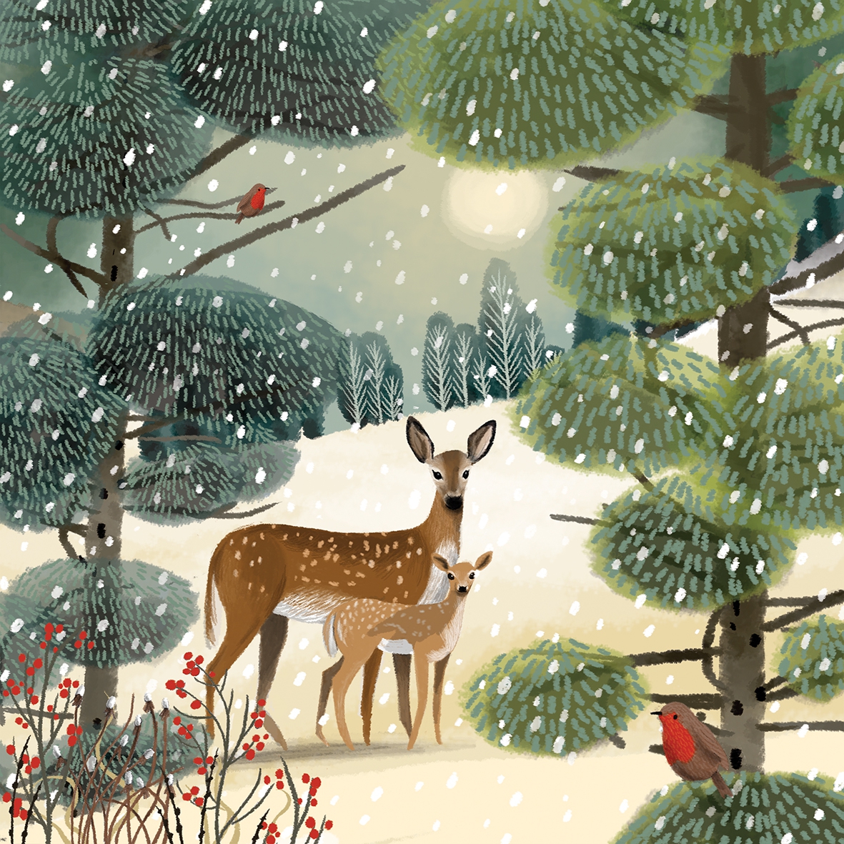 Servilletas 25x25 cm - Holiday Meadow 25x25 cm