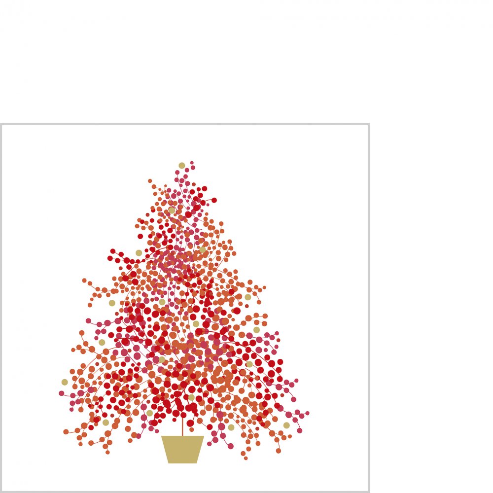 Guardanapos 25x25 cm - Season´s Tree