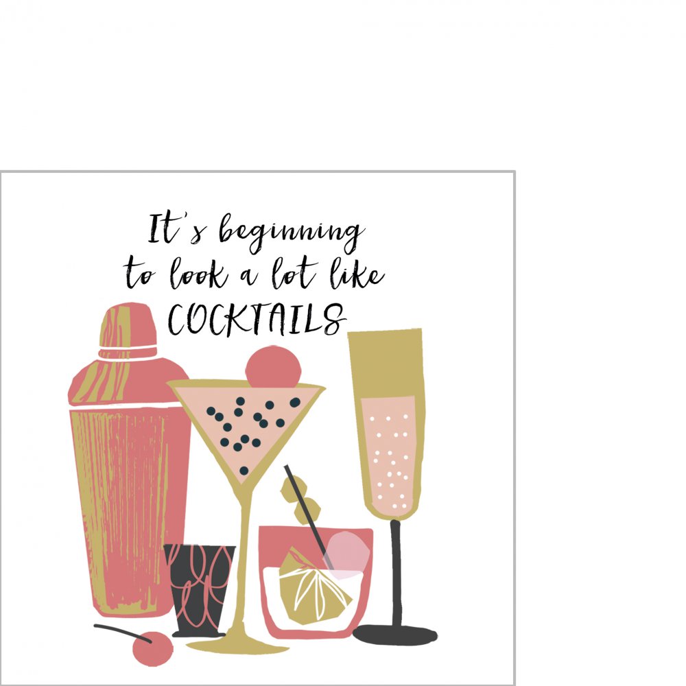 Servietten 25x25 cm - It´s beginning