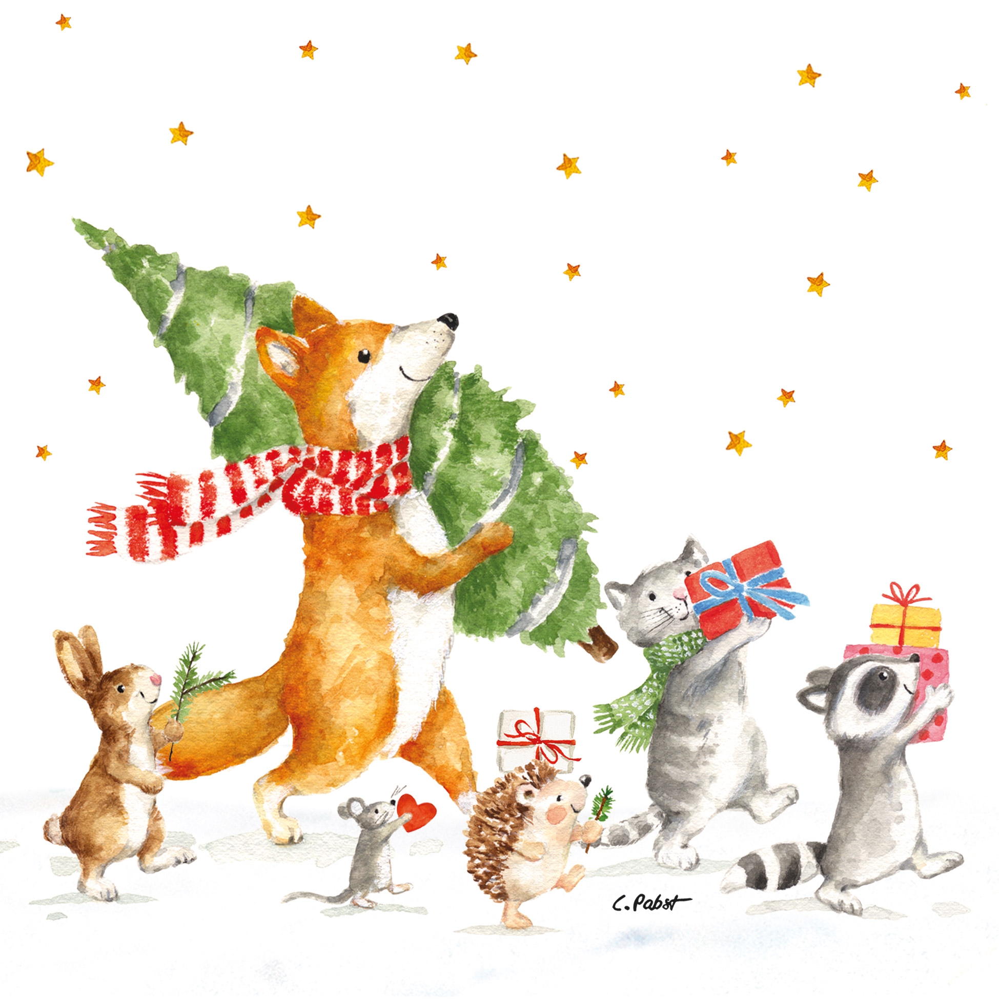 Servietten 33x33 cm - Let´s get it started Napkin