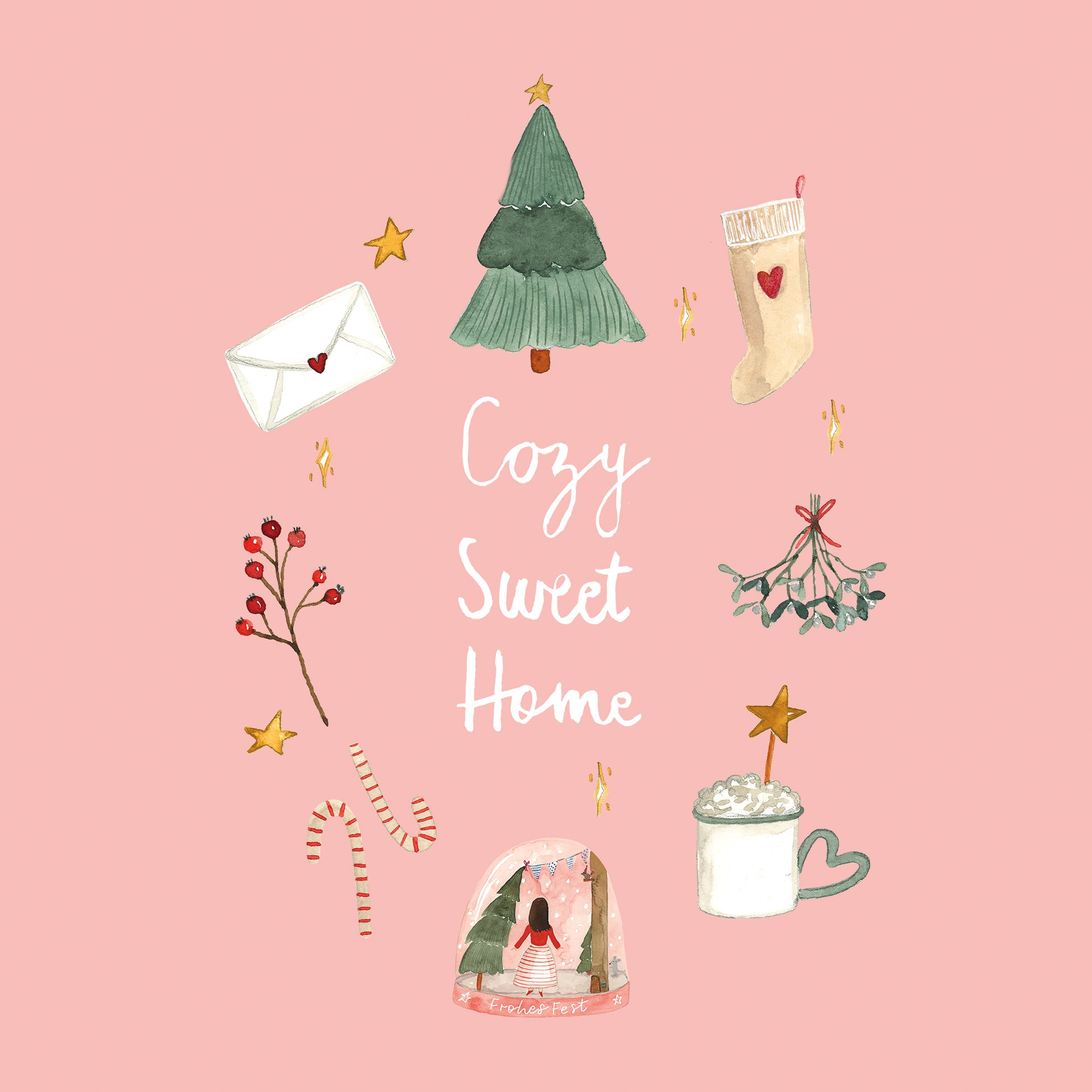 Servilletas 33x33 cm - Cozy Home Napkin