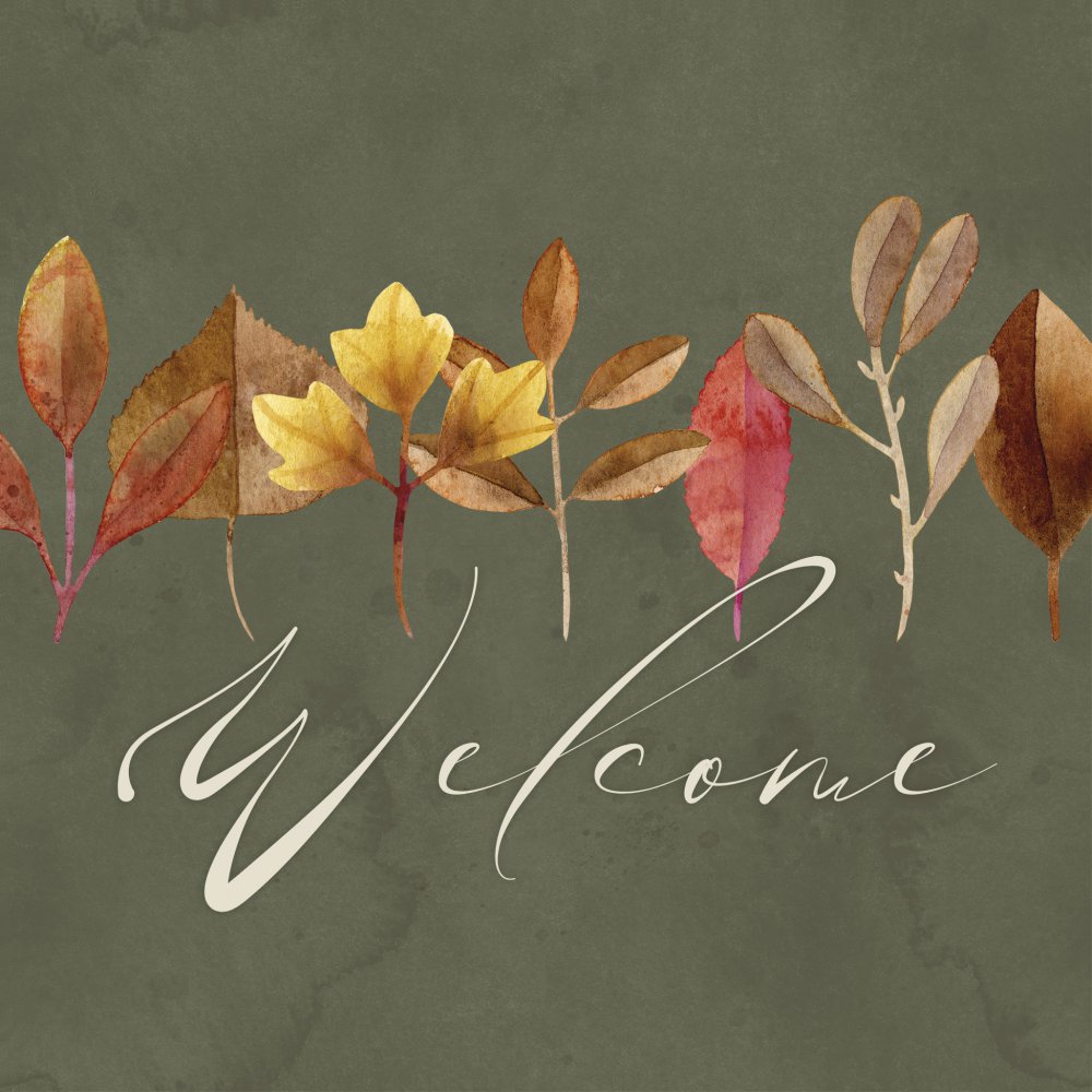 Servilletas 33x33 cm - Welcome Leaves Napkin