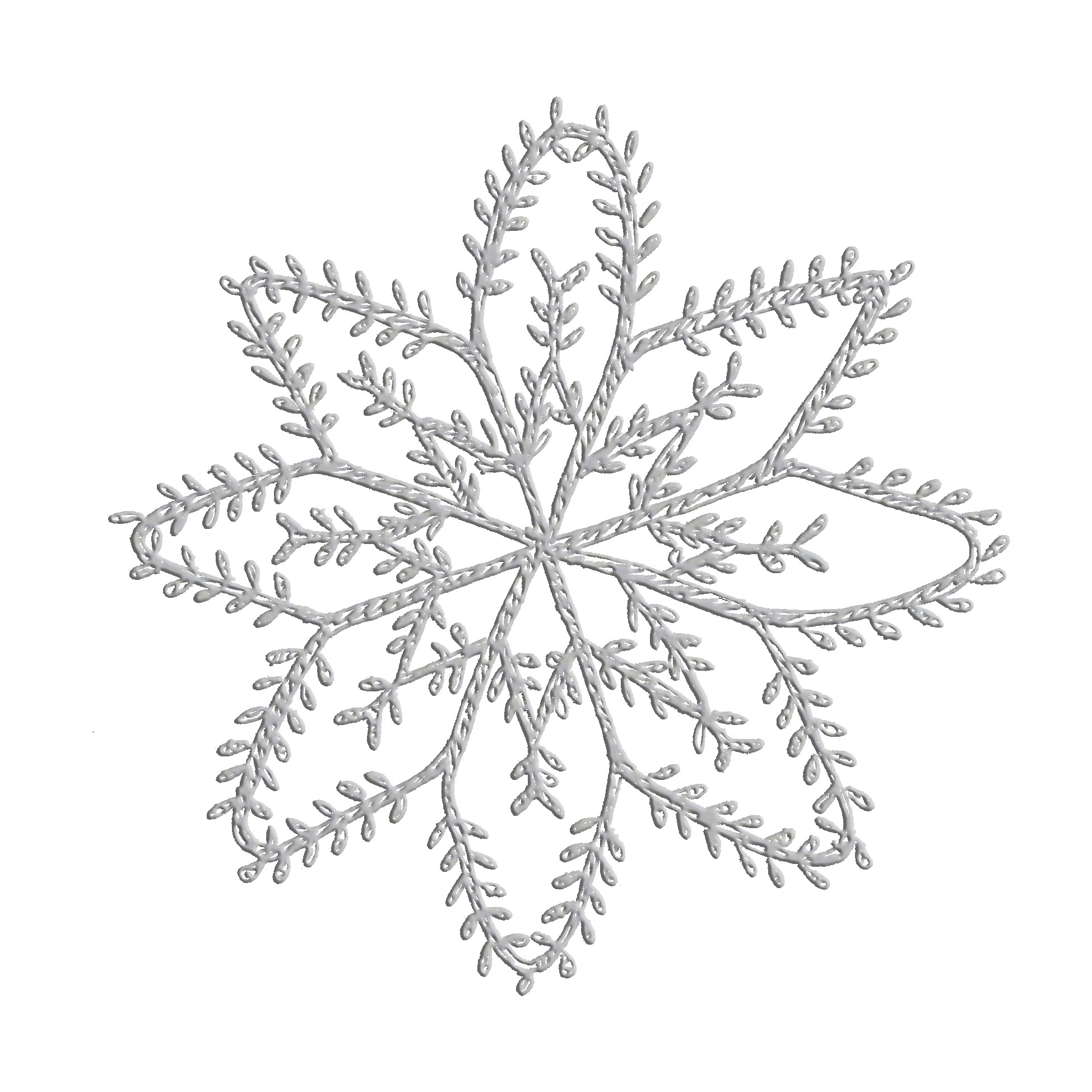 Napkins 33x33 cm embossed - Atelier Cristal embossé argent