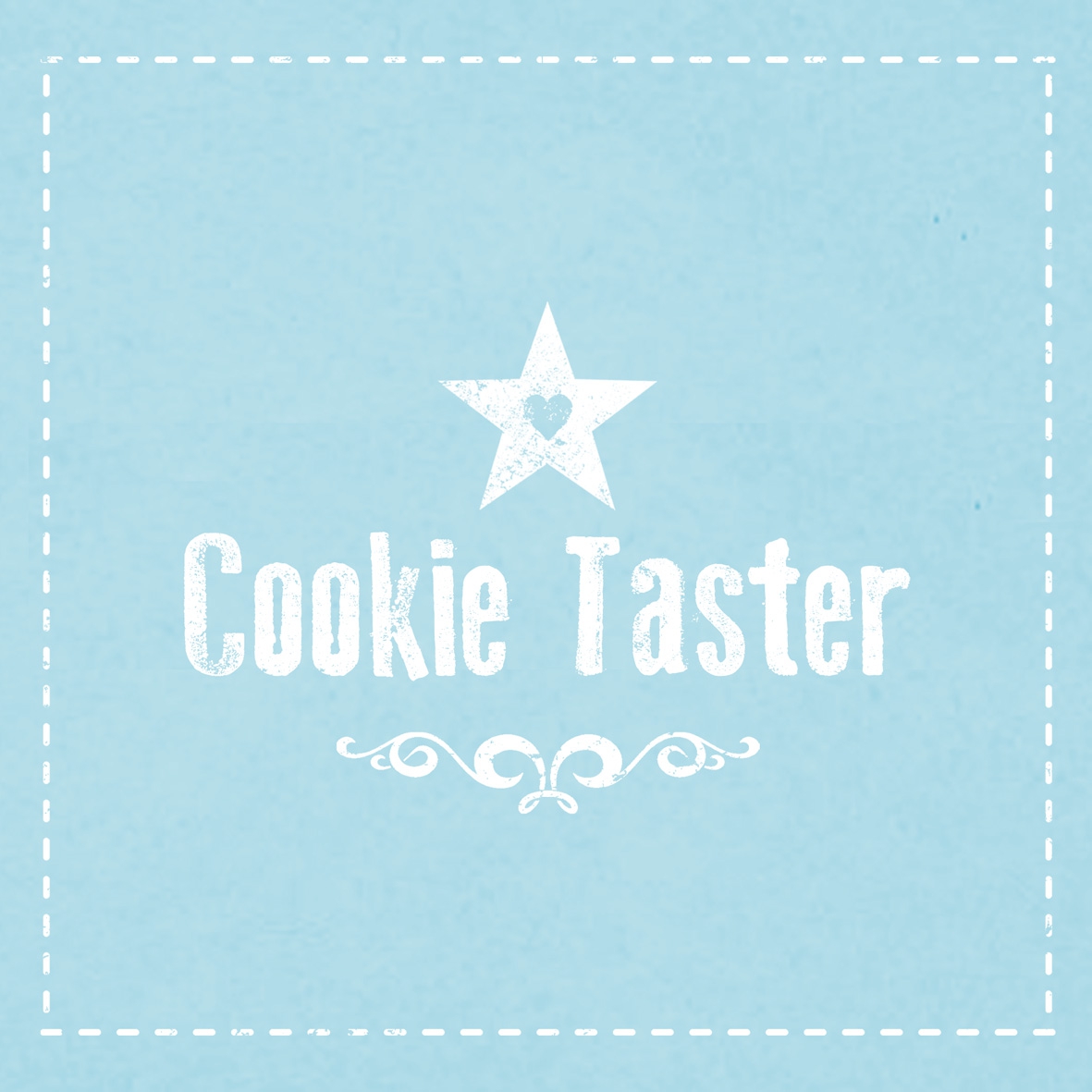 Servietten 33x33 cm - Cookie Taster blue