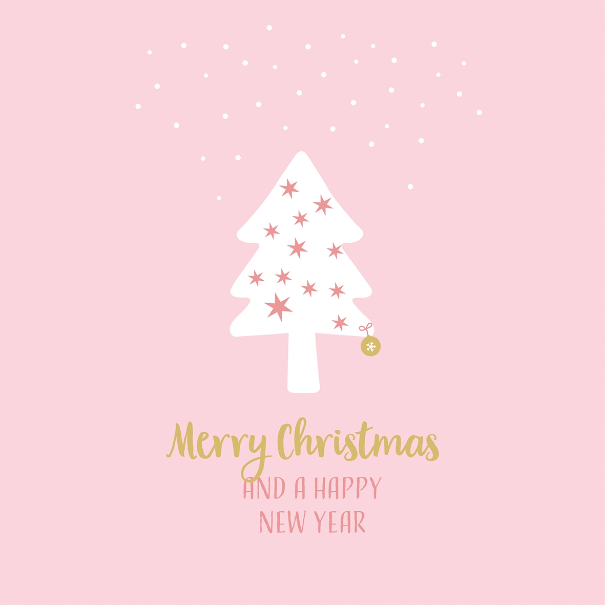 Napkins 33x33 cm - Tree rosé