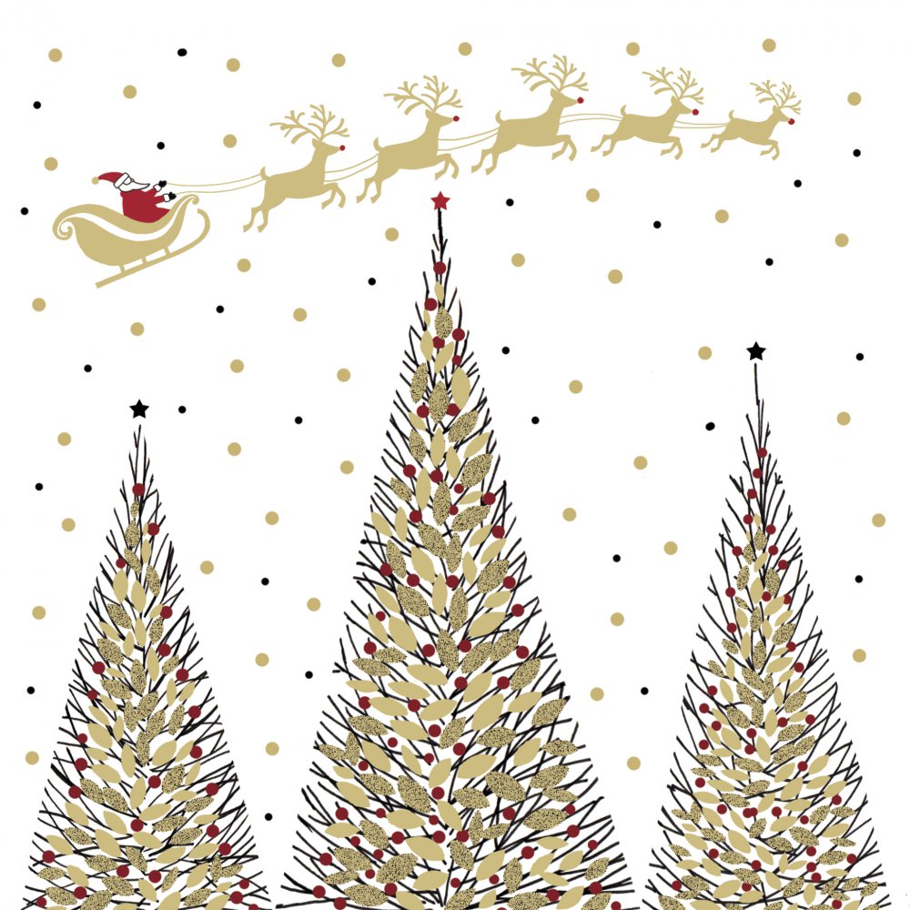 Napkins 33x33 cm - Joyeux Noel 33x33 cm