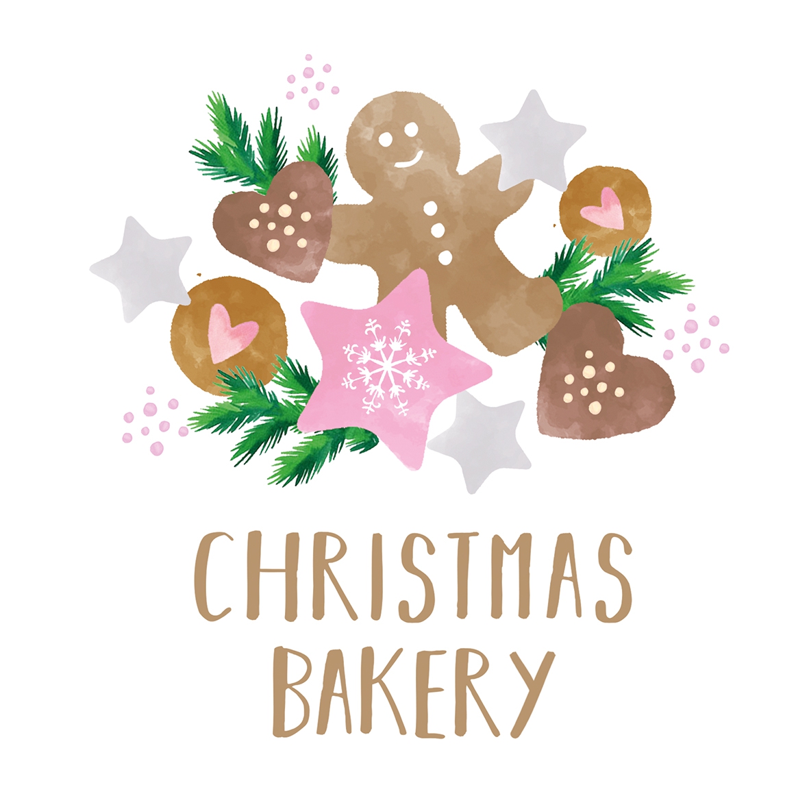 Guardanapos 33x33 cm - Christmas Bakery 33x33 cm