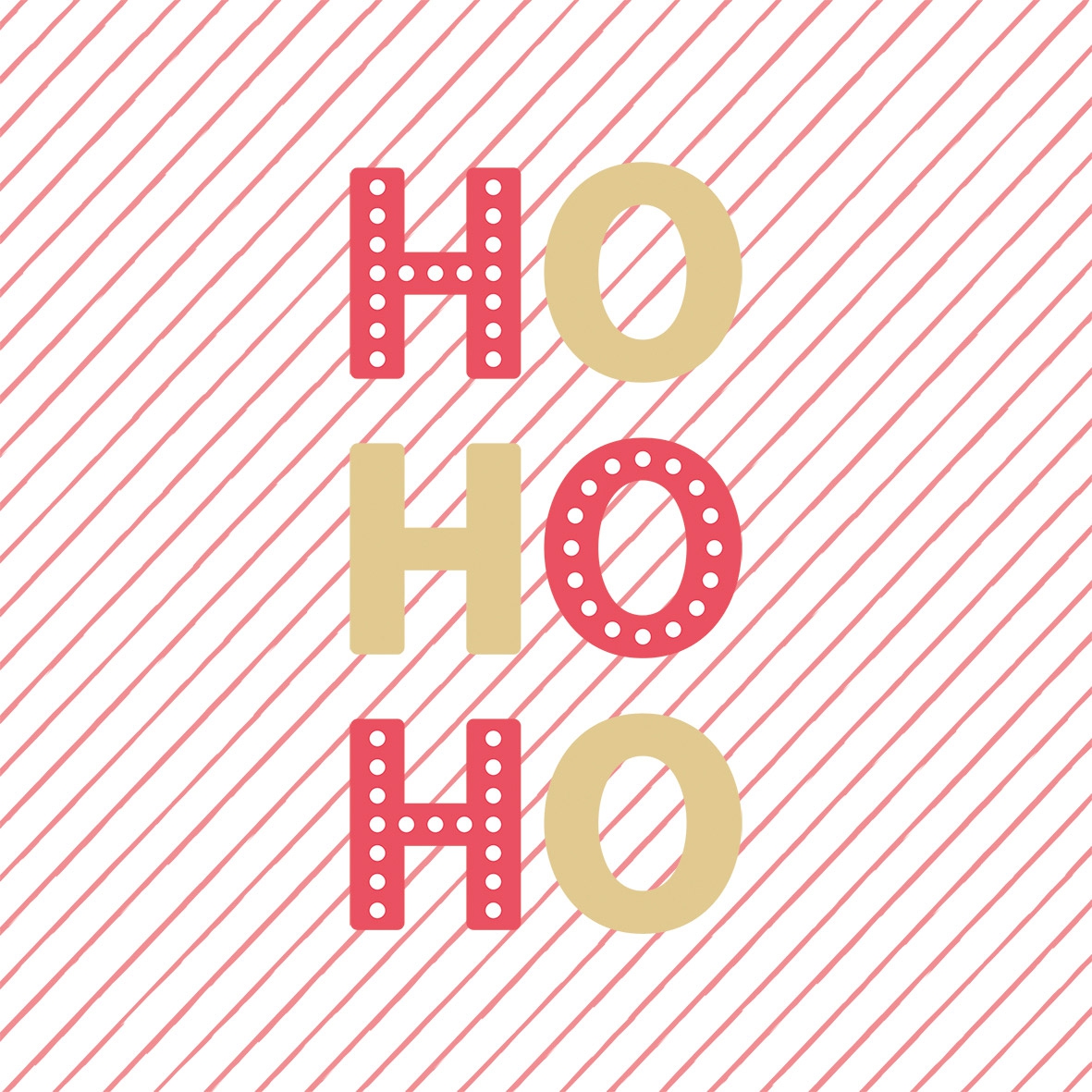 餐巾33x33厘米 - Ho Ho Ho Napkin 33x33