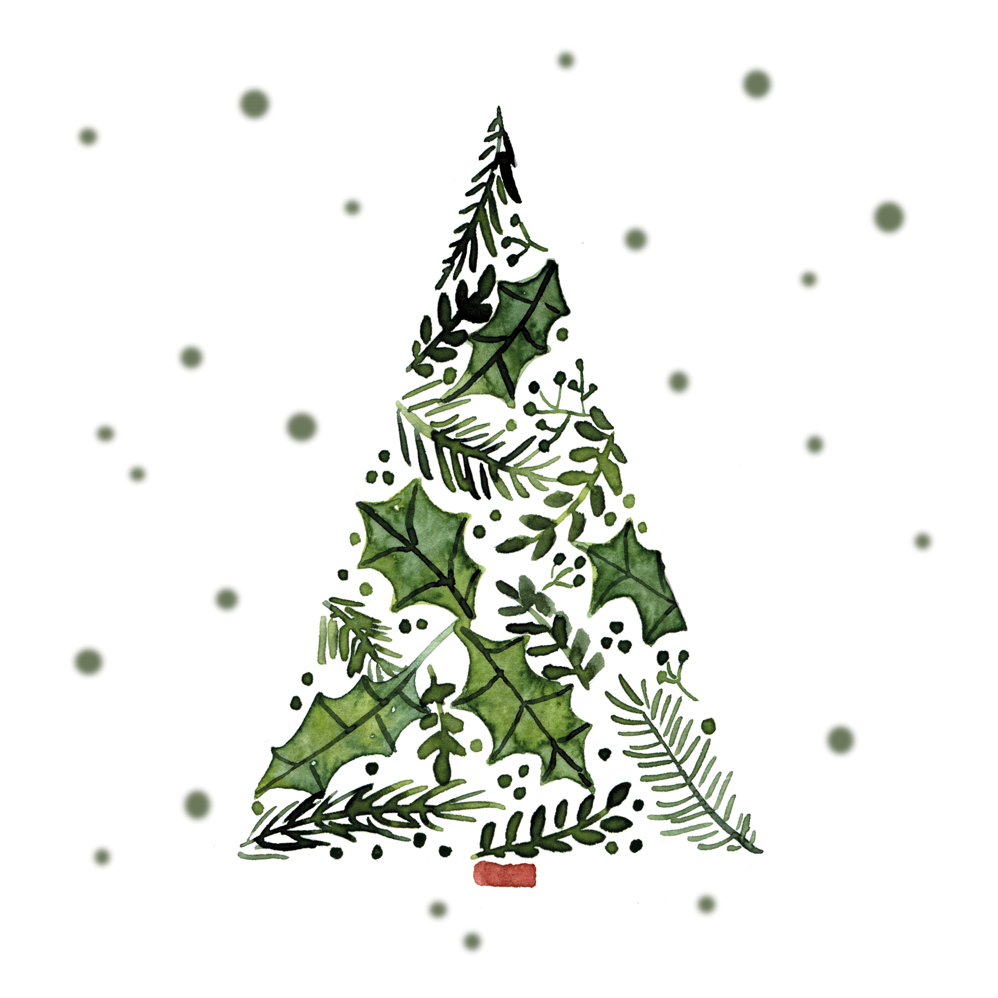 Napkins 33x33 cm - Tree of Leaves Napkin 33x33