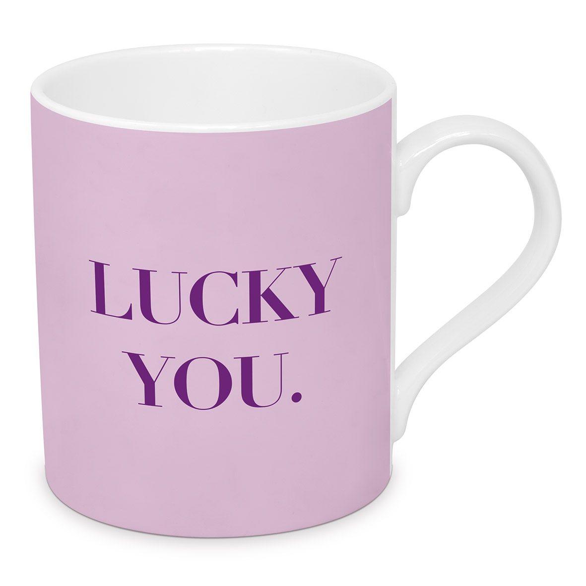 Designerski kubek do kawy - Lucky You. Mug 2024 D@H, Szcz??cie,  szcz??liwy,  Mówi?c,  Powiedzenia,  Kubek do kawy
