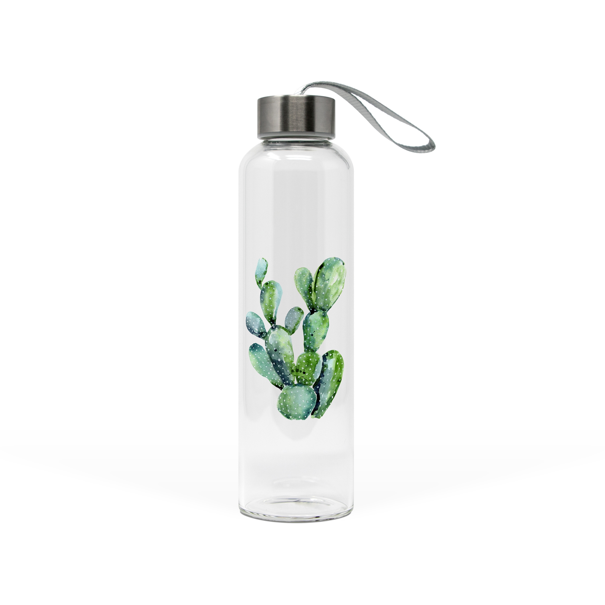 Garrafa de vidro - Glass Bottle Cactus, cacto Garrafa de vidro - Glass Bottle Cactus