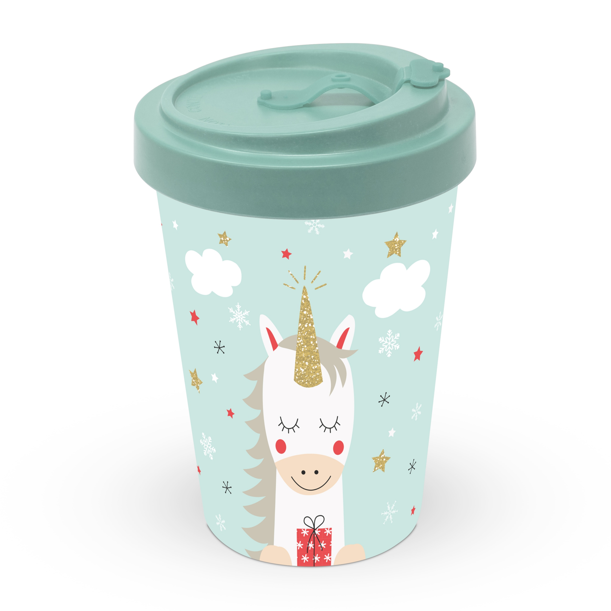 Bamboo mug To-Go - Dreaming Unicorn