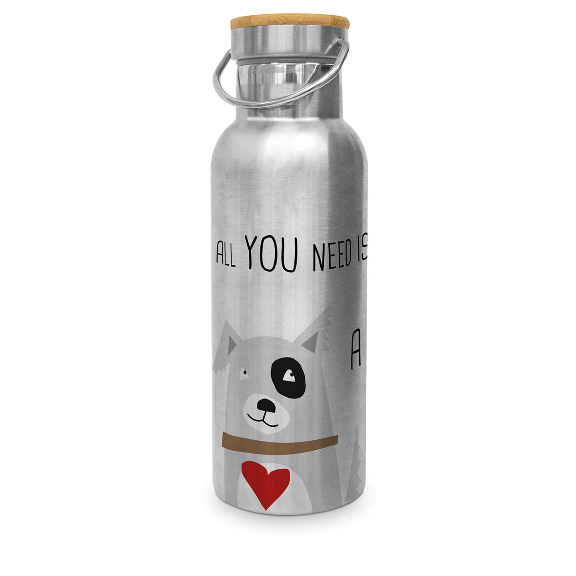 Botella de acero inoxidable - Love and Dog