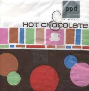 Servilletas 33x33 cm - Hot Chocolate