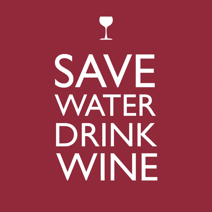 Servilletas 25x25 cm - Save Water 25x25cm