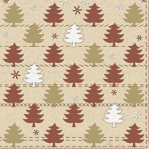 20 napkins 33x33 cm - Winter Forest , Christmas tree 20 napkins 33x33 cm - Winter Forest