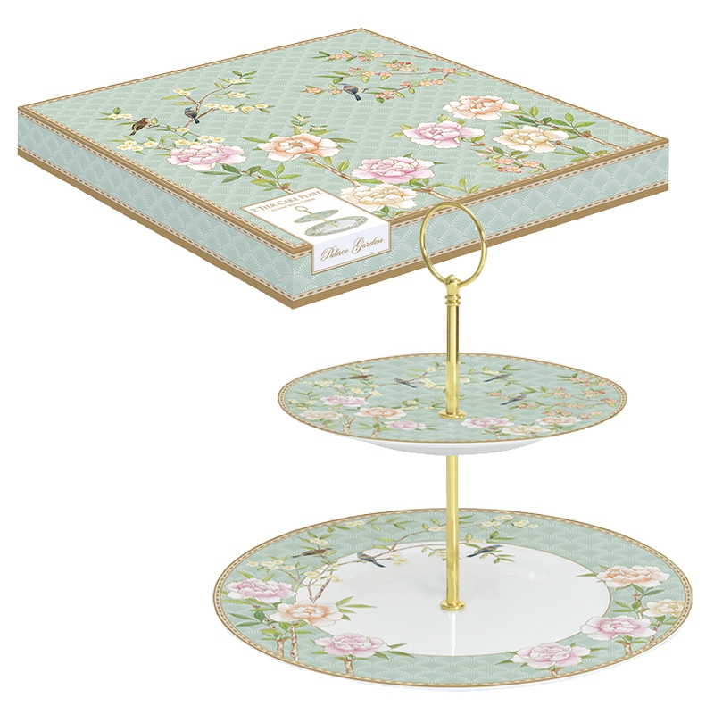 Etagere - Palace Garden aqua, Rosen Etagere - Palace Garden aqua