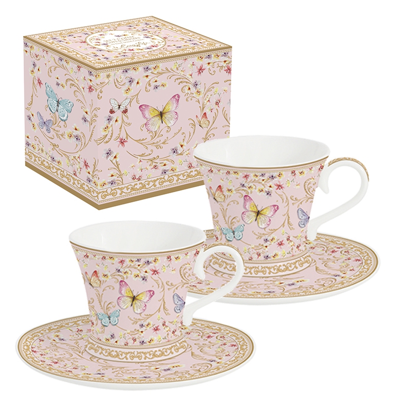 Porcelain Cup - Majestic Butterflies