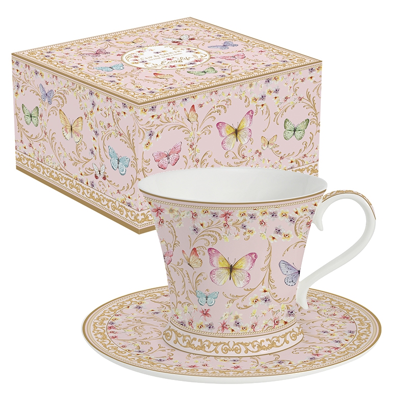 Porcelain Cup - Majestic Butterflies