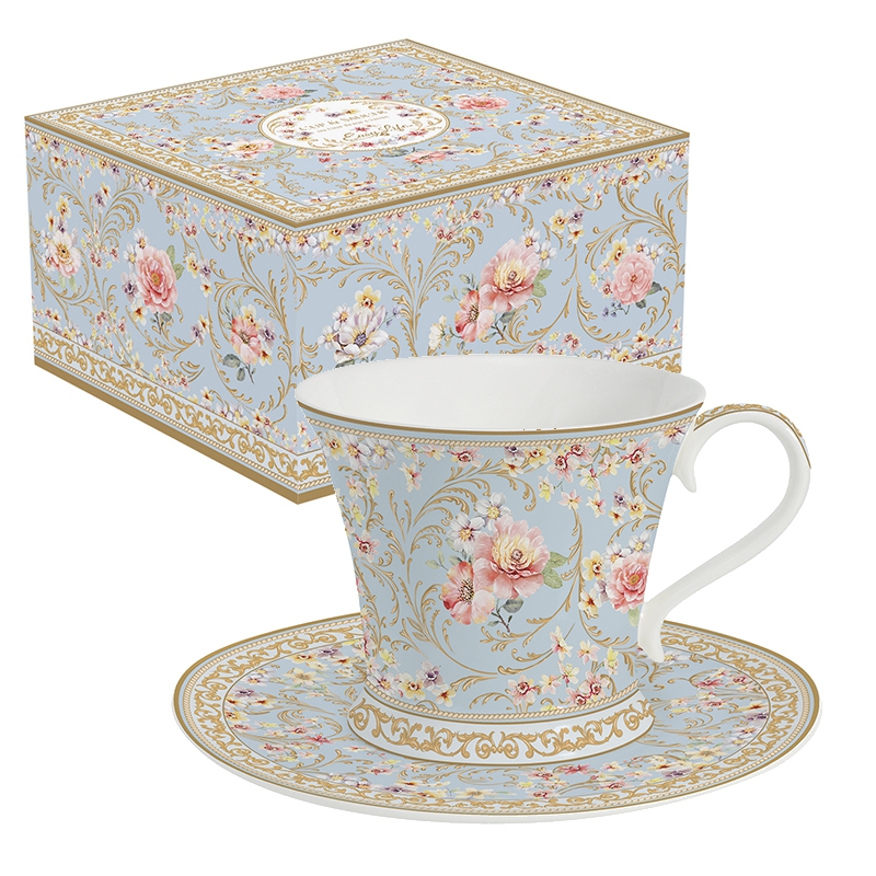 Porzellan-Tasse - Majestic Flowers, Rosen Porzellan-Tasse - Majestic Flowers