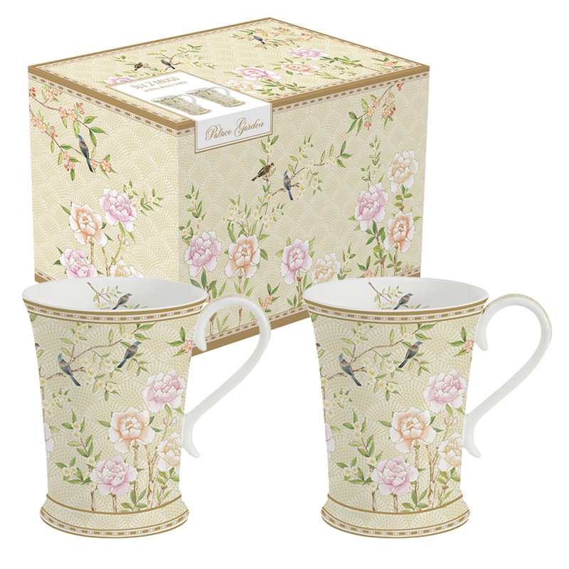 Porzellan-Tasse - Palace Garden floral, Rosen Porzellan-Tasse - Palace Garden floral