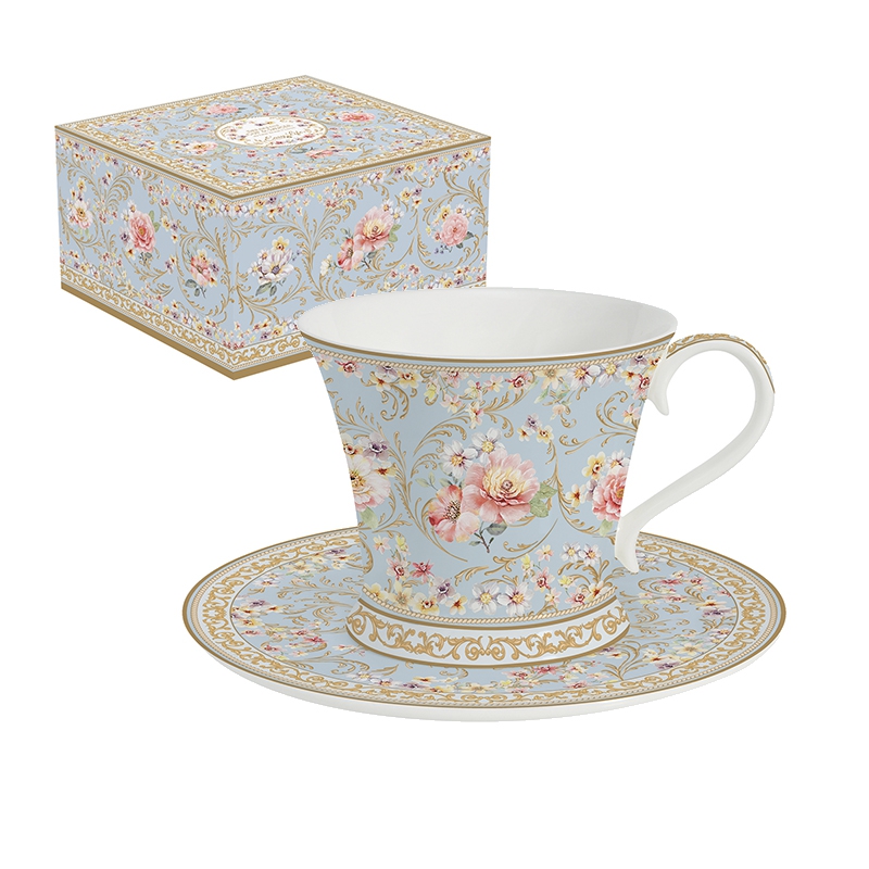 Porcelain Cup - Majestic Flowers, roses Porcelain Cup - Majestic Flowers