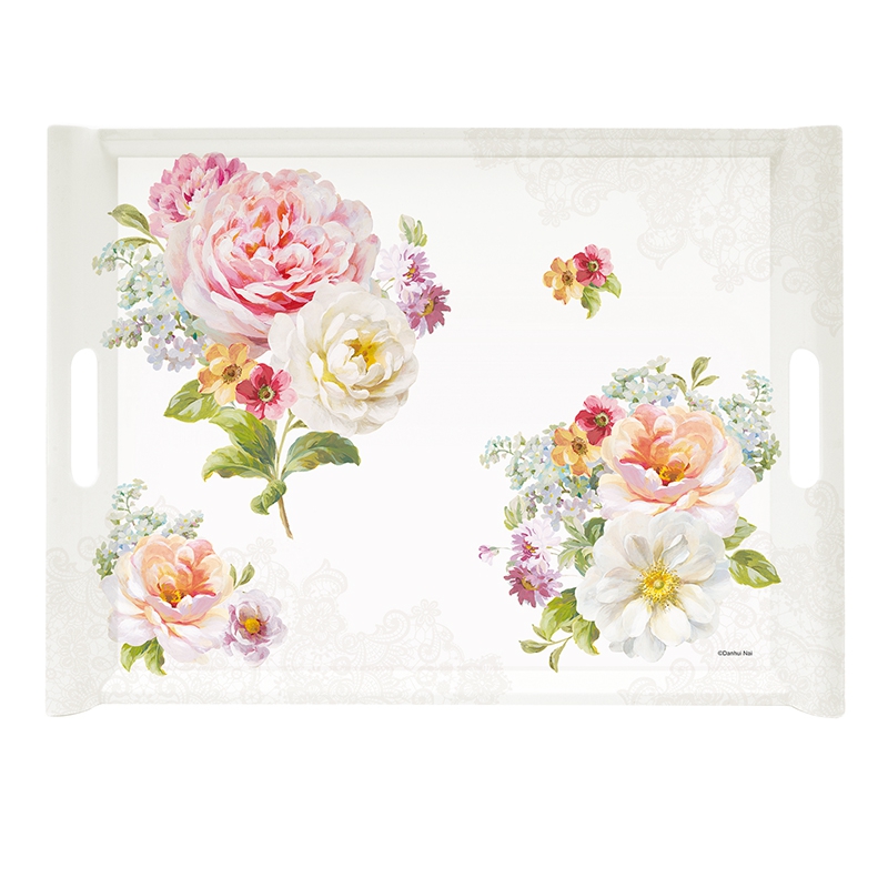 tray - Romantic Lace, roses tray - Romantic Lace