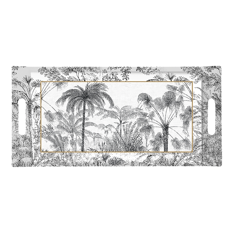 盘 - Coffee Mania - RETR, 棕榈树 盘 - Coffee Mania - RETR