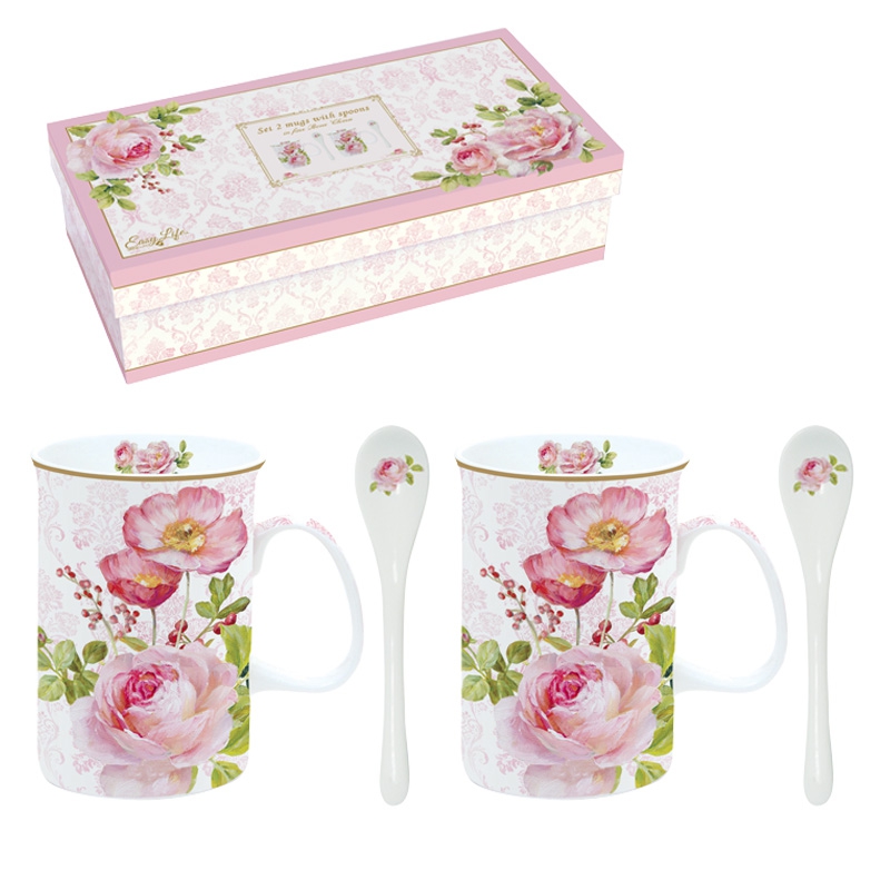 vaso de porcelana - Floral Damask, rosas vaso de porcelana - Floral Damask