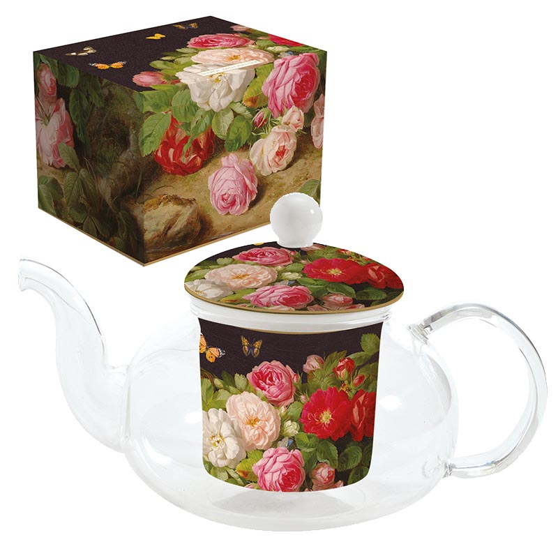 Teapot - Victorian Garden, roses Teapot - Victorian Garden