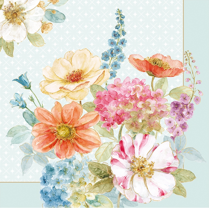 餐巾33x33厘米 - COTTAGE FLOWERS