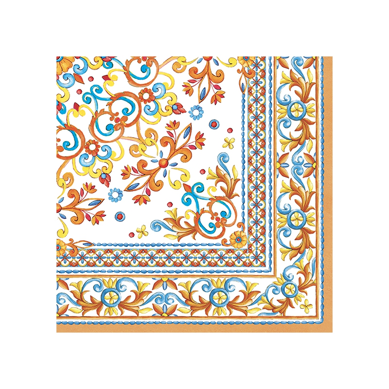 餐巾33x33厘米 - Medterraneo Orange