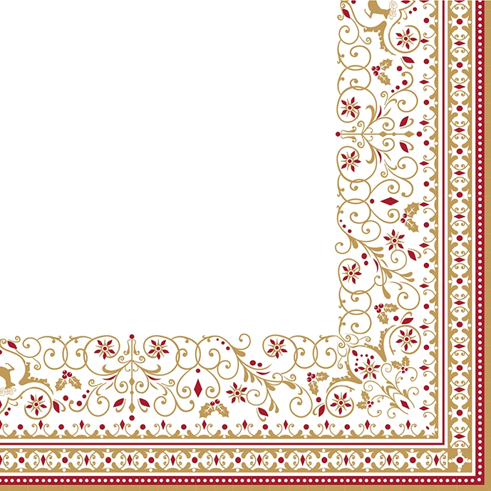 餐巾33x33厘米 - Winter Carousel