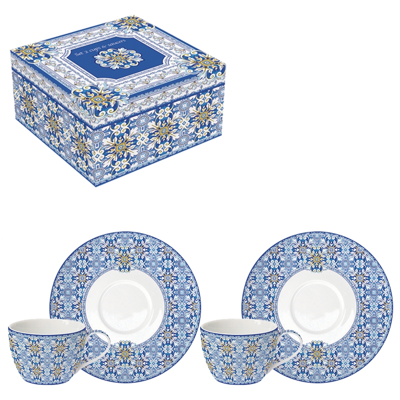 Porcelain Cup - Mailolica, ornaments Porcelain Cup - Mailolica