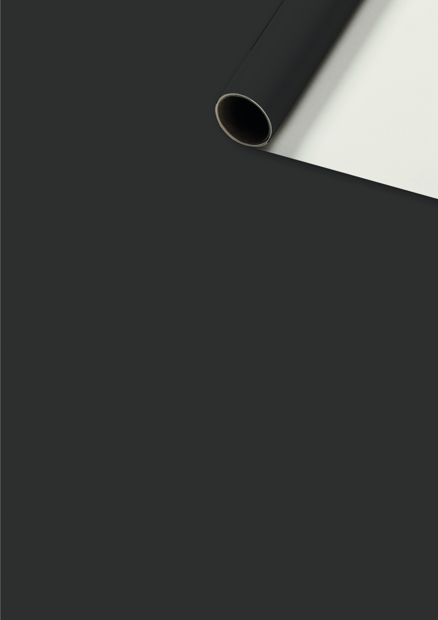 Gift wrapping paper - Uni Plain schwarz