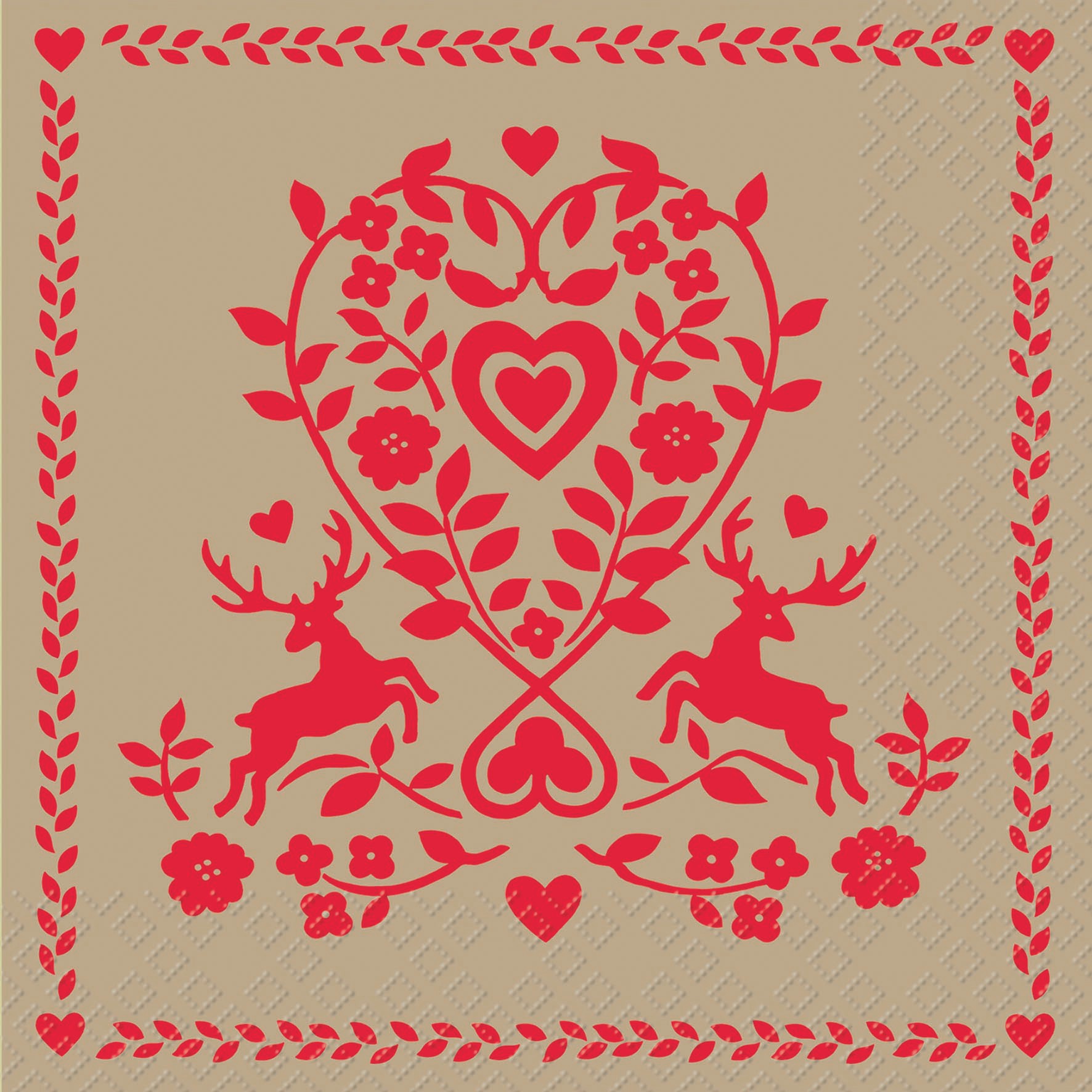 Servietten 33x33 cm - Uschi