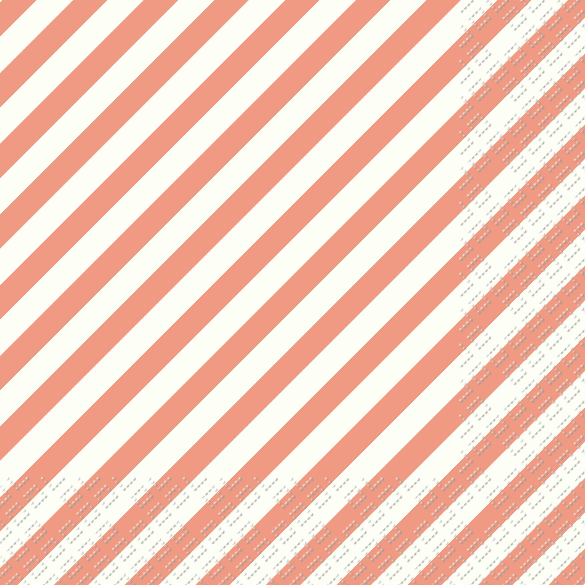 Servietten 33x33 cm - Stribe, Streifen,  Muster