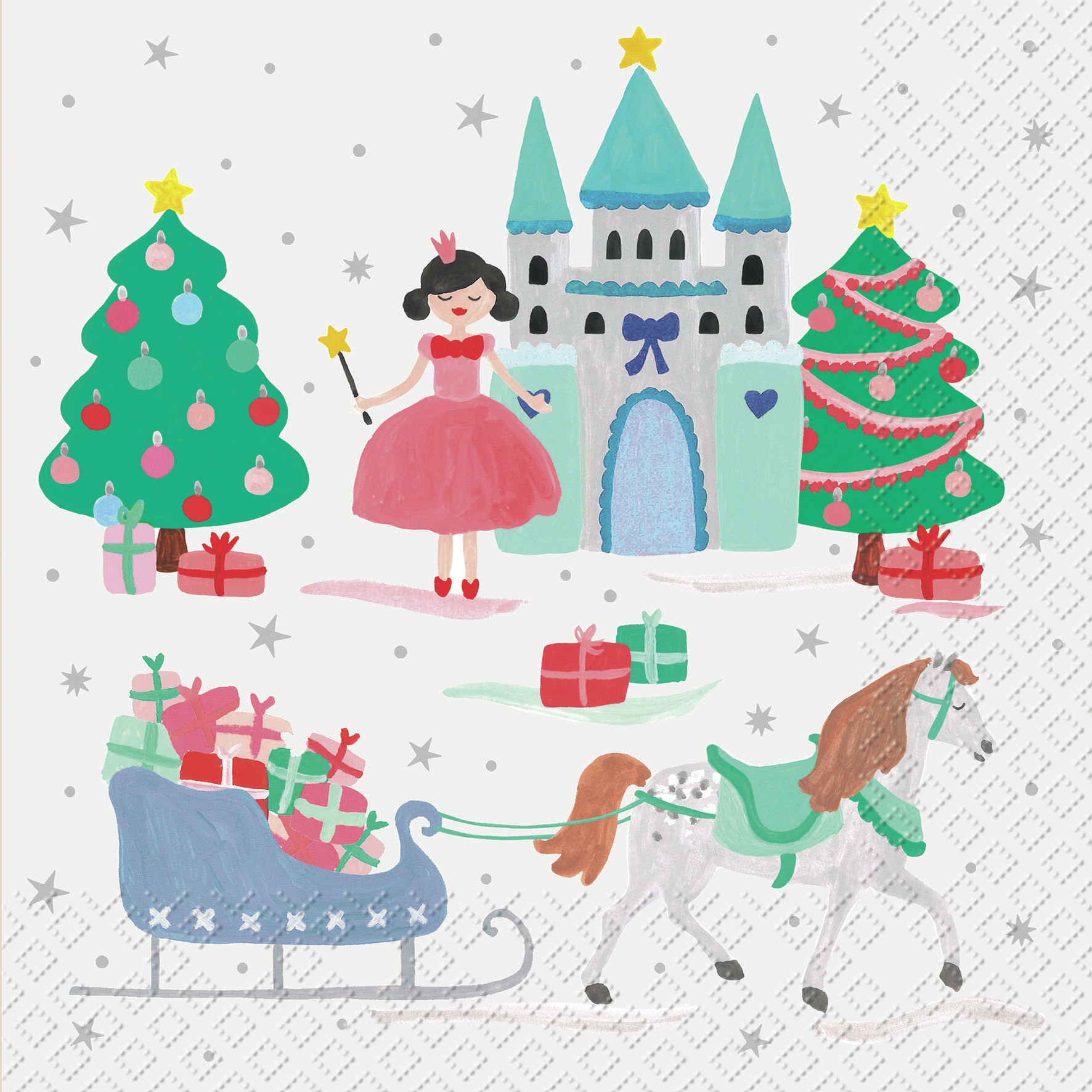 Servilletas 33x33 cm - Neea weiss