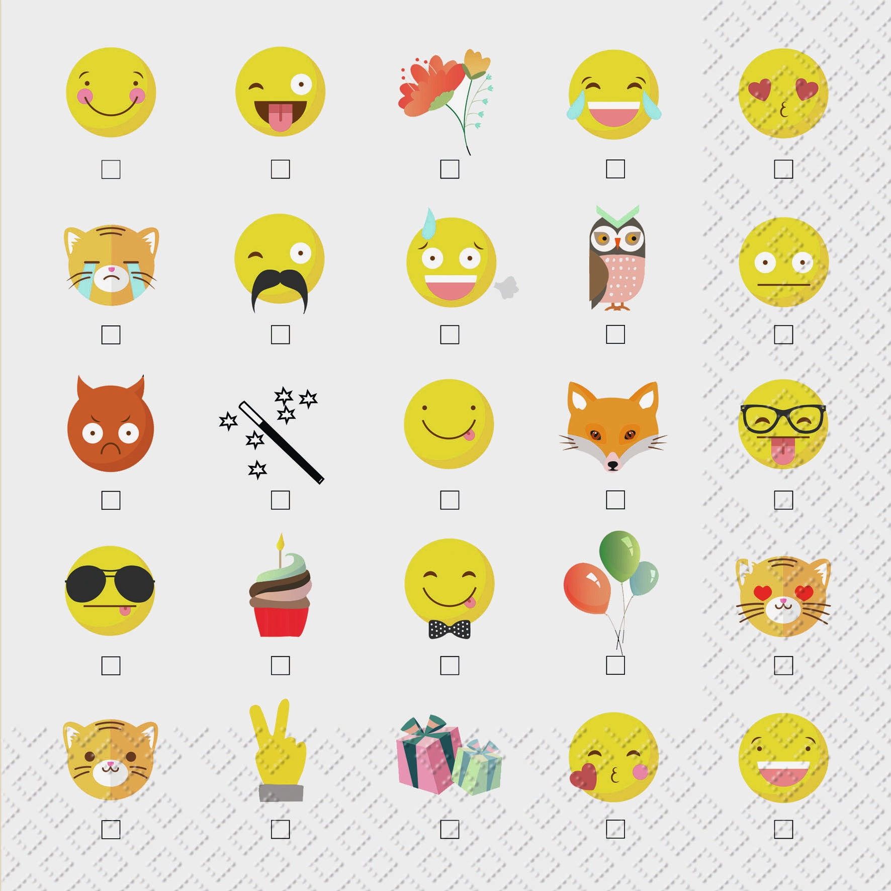 Servietten 33x33 cm - Flix