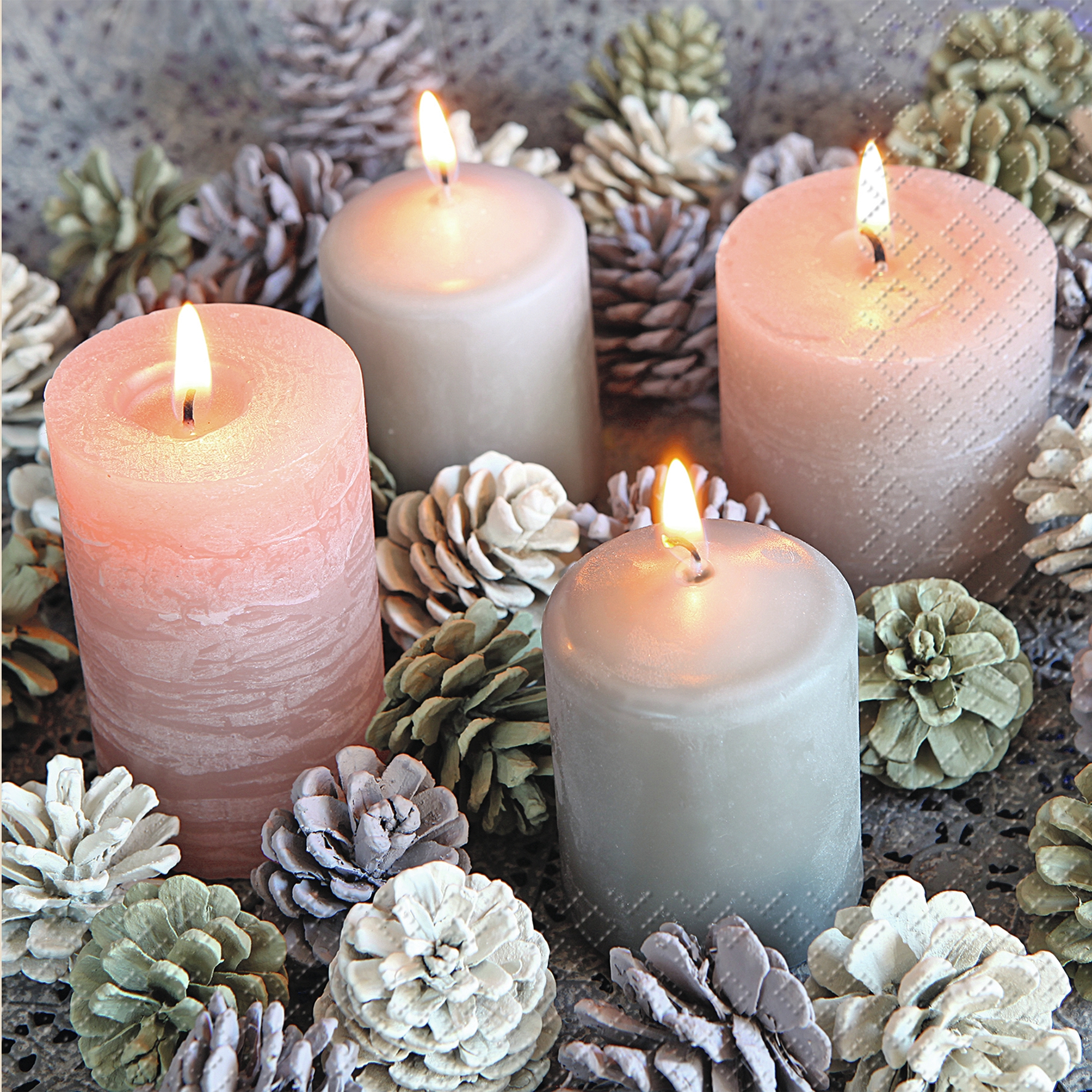 Servietten 33x33 cm - Candela