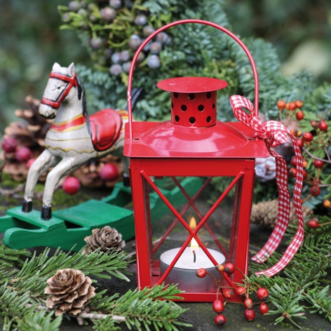 Servilletas 33x33 cm - Red Lantern & Rocking Horse