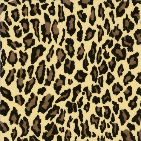 Servietten 33x33 cm - Leopard Pattern sahara
